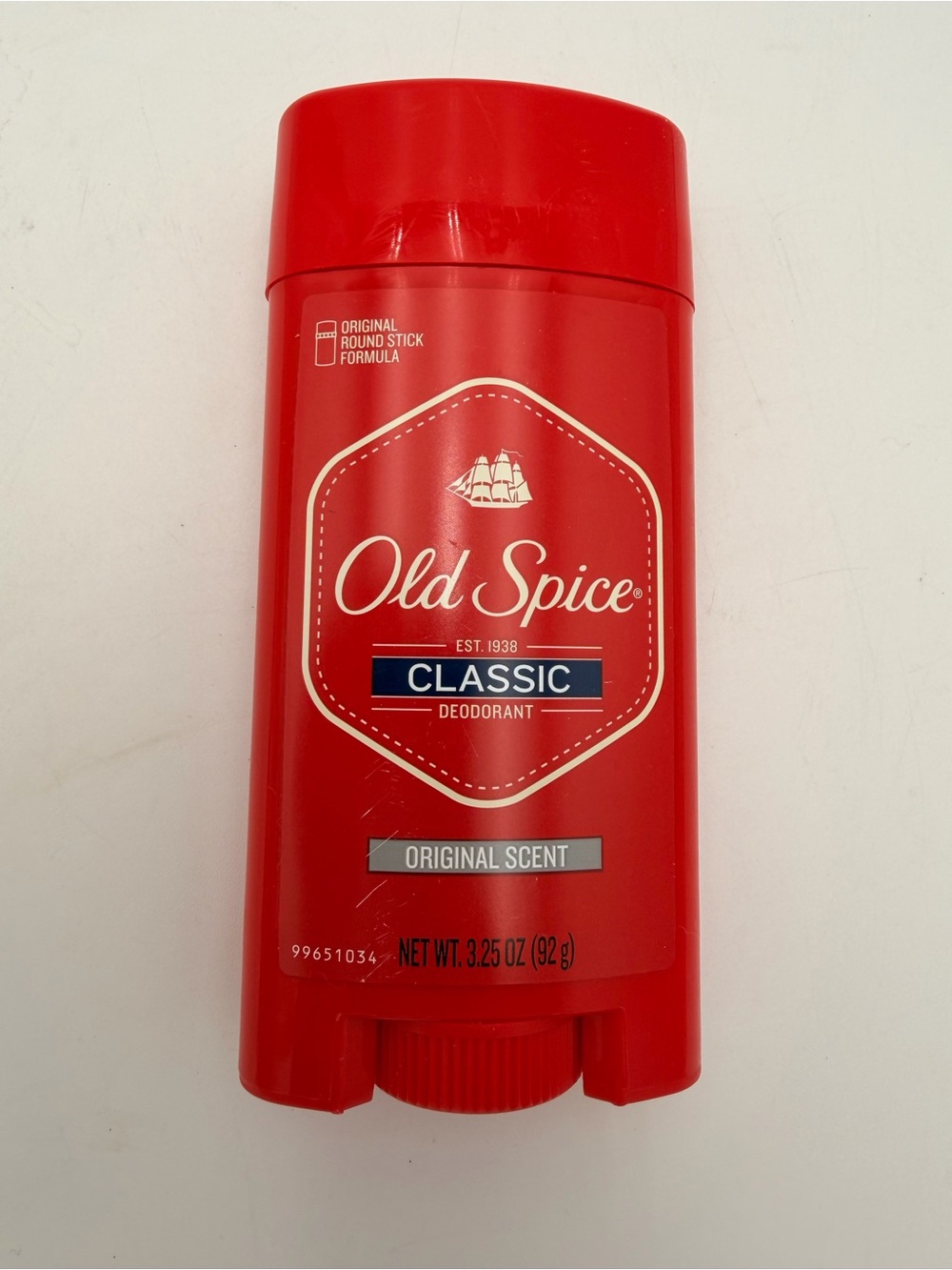 Old Spice Classic Deodorant - Original Scent - 3.25 oz.